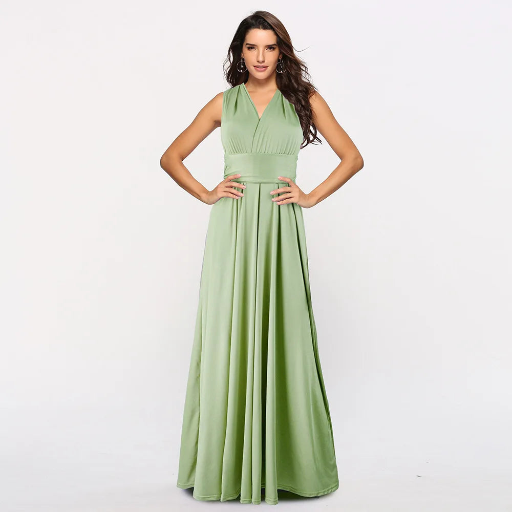 Sage Infinity Boho Gown