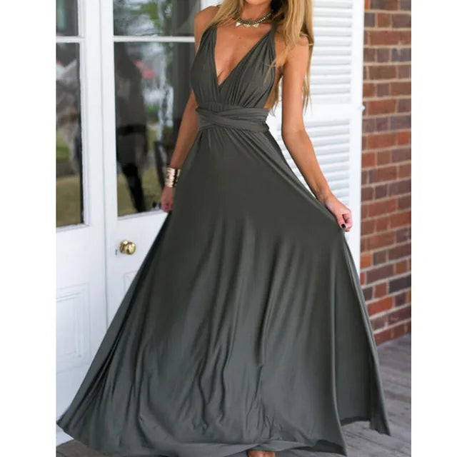Sage Infinity Boho Gown