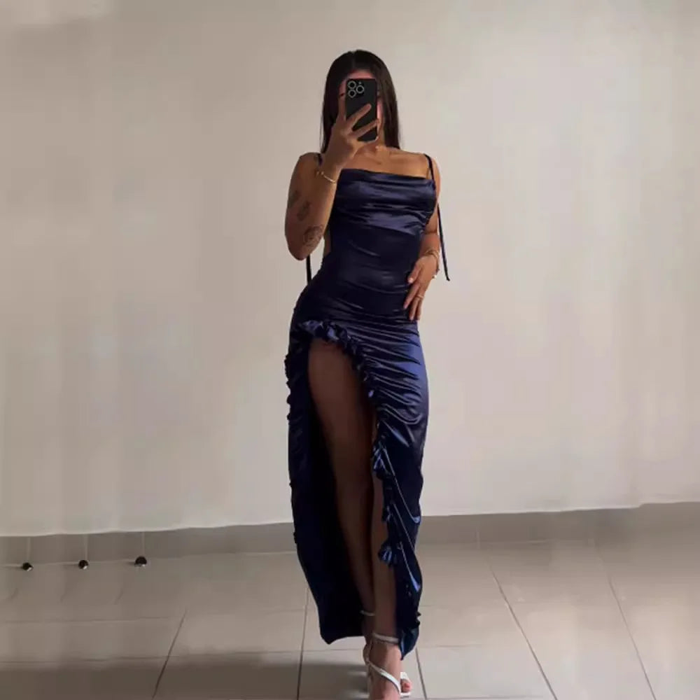 Midnight Muse Cut-Out Gown