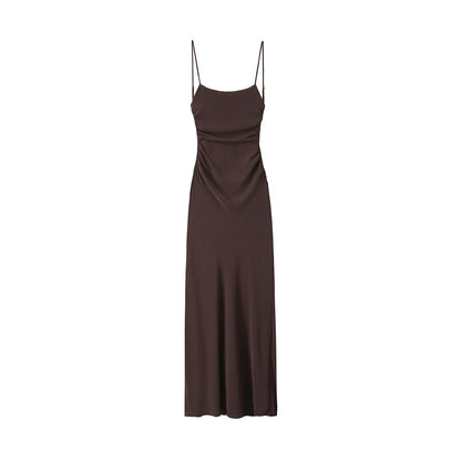 Satin Slip Midi Dress