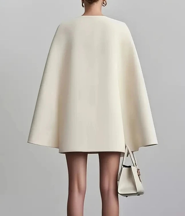 Regal Cape Blazer Dress