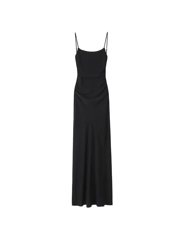 Satin Slip Midi Dress