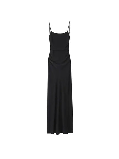 Satin Slip Midi Dress
